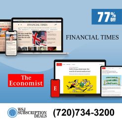 The Economist Digital and FT Digital 3-year subscription for $129