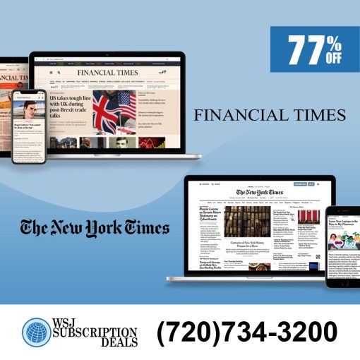 New York Times Digitial and FT Digital 5-year subscription