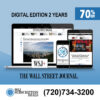 WSJ Digital Newspaper 2-year subscription for only $159