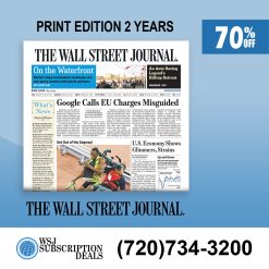 WSJ Print Edition 2-year subscription for $420