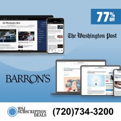 Barron's Digital and Washington Post Digital 3-year subscription