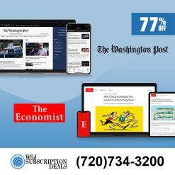 Washington Post and The Economist 3-year subscription for $129