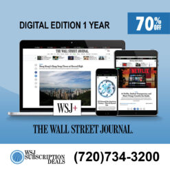 Digital Subscription to WSJ at 70% Off for 1 Year